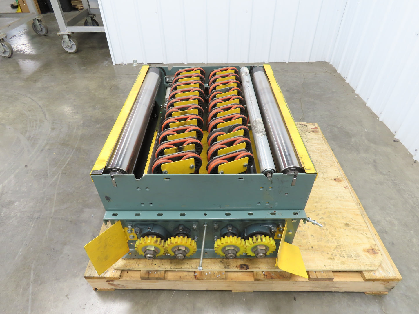 Hytrol Prosort 36" Conveyor Pivot Wheel Diverter Pneumatic LH Transfer Sorter