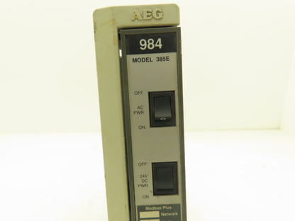 Modicon PC-E984-385 Programmable Controller 115/230VAC 16K Memory