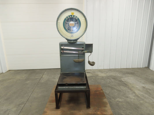 Toledo 2081 Vintage Platform Scale 225 lbs Honest Weight Model 2081