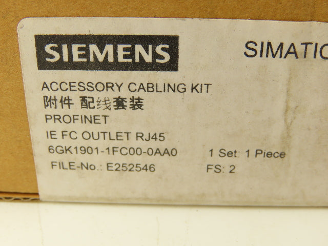 Siemens 6GK1901-1FC00-0AA0 Accessory Cabling Kit RJ45 Outlet