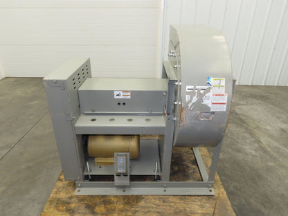 Greenheck 11-FP0-SD-10 Radial Centrifugal Blower 5Hp 230/460V 3Ph Bad Bearing