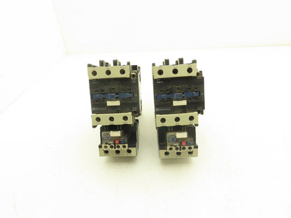 Telemecanique LP1 D8011 Contactor 110amp 600V Thermal overload 55-70amp Lot of 2