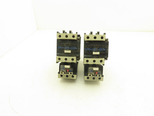 Telemecanique LP1 D8011 Contactor 110amp 600V Thermal overload 55-70amp Lot of 2