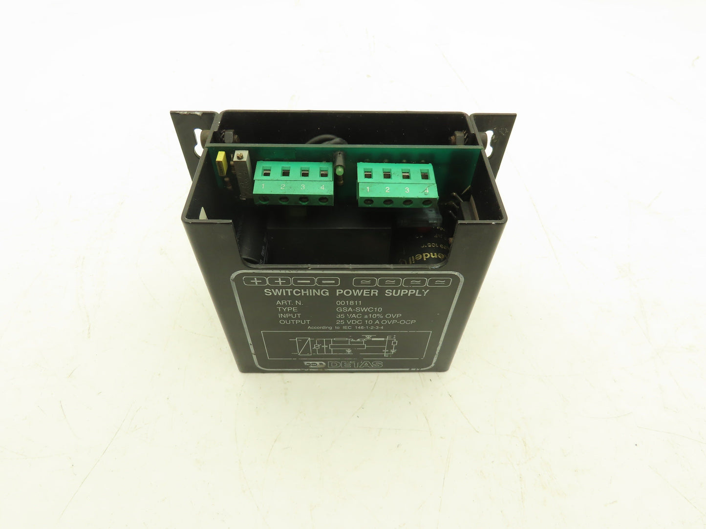 Detas GSA-SWC10 Switching Power Supply 35VAC Input 25VDC Output