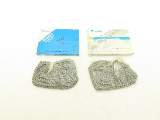 Tsubakimoto RF06B-1 Roller Chain Tsubaki #35 Single 10' Strand Lot of 2