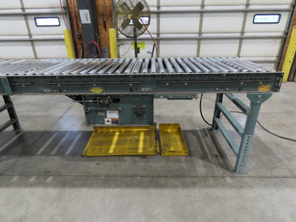 Hytrol 36"x 28' Accumulation Roller Conveyor 2Hp 460V 3PH 105 FPM Belt Drive