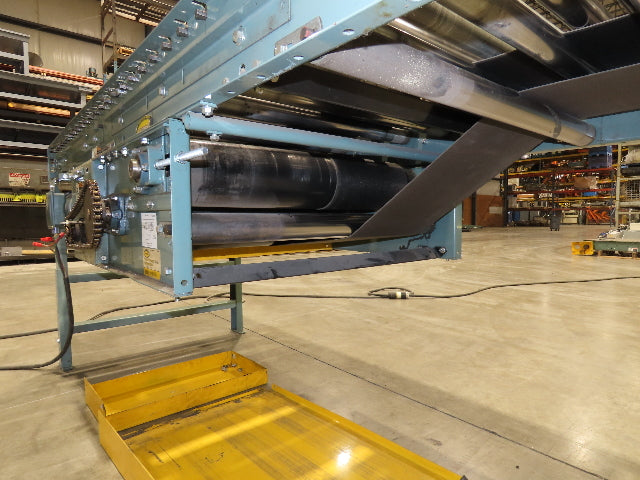 Hytrol 36"x 28' Accumulation Roller Conveyor 2Hp 460V 3PH 105 FPM Belt Drive