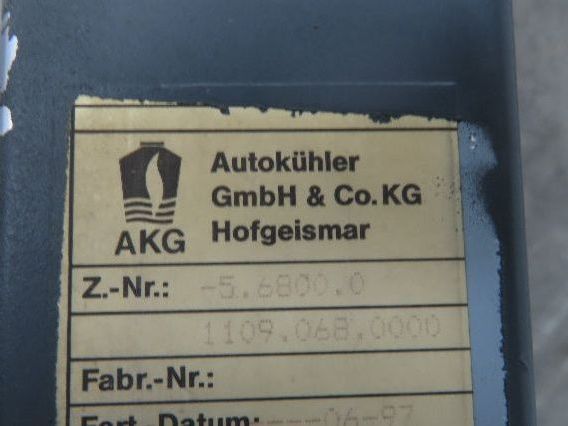 Autokuhler Kaeser CS-76 Air Compressor Oil Cooler Radiator After Cooler 60Hp