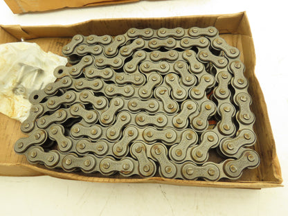 Diamond X-1334-010 Roller Chain #80 Riveted 10' Single Strand