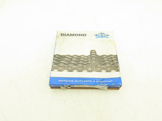 Diamond X-1233-010 Roller Chain #60 Riveted 10' Single Strand