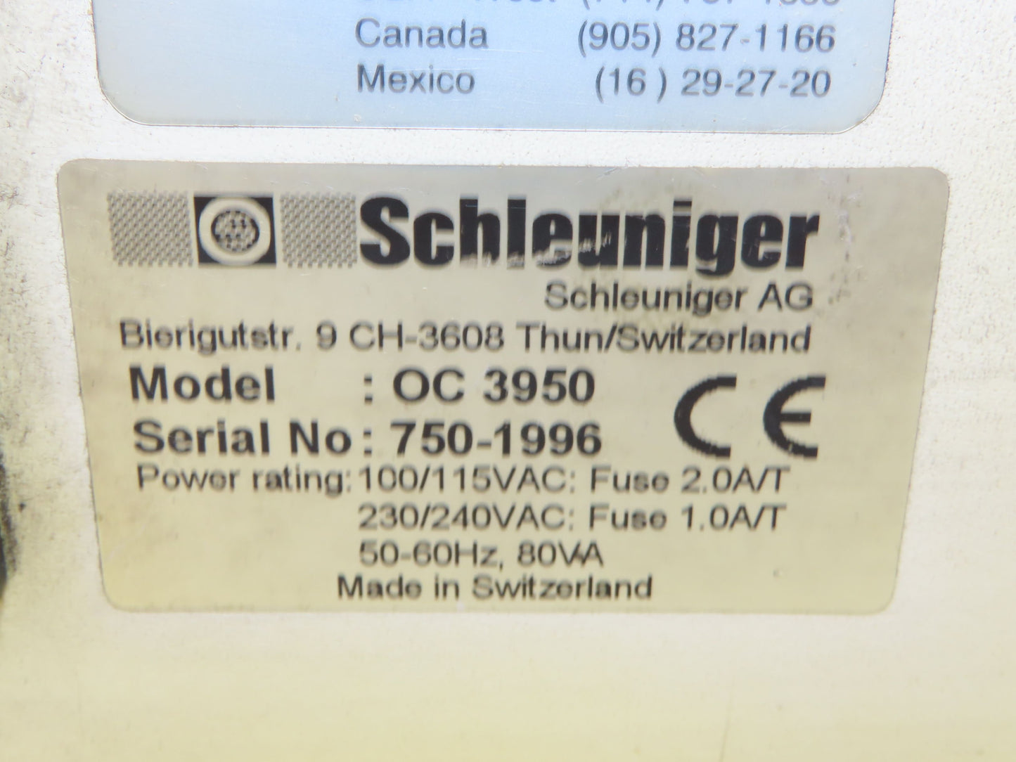 Schleuniger OC-3950 OmniCut Automatic Cutting Machine Wire Cable Fiber Optic