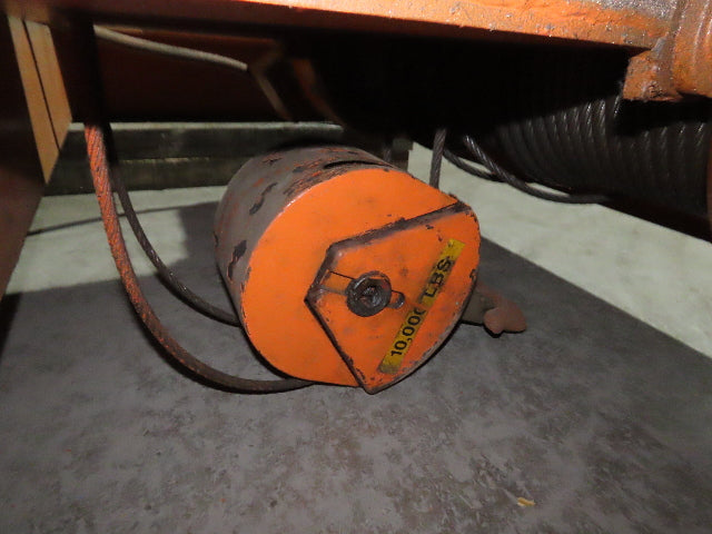 Cleveland Tramrail P&H 5 Ton Double Girder Underhung Bridge Crane Hoist w/Remote