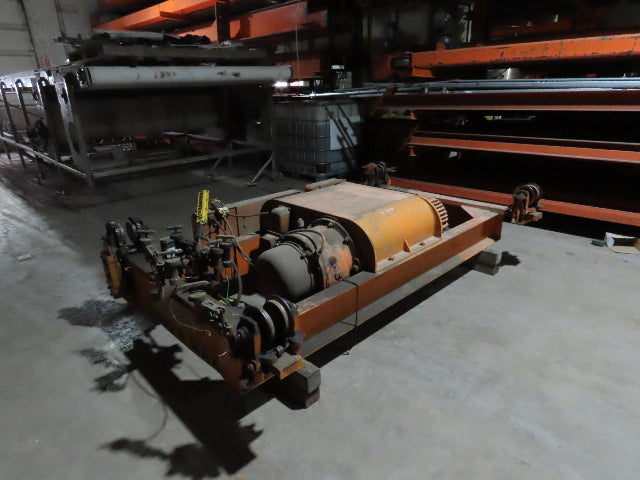 Cleveland Tramrail P&H 5 Ton Double Girder Underhung Bridge Crane Hoist w/Remote