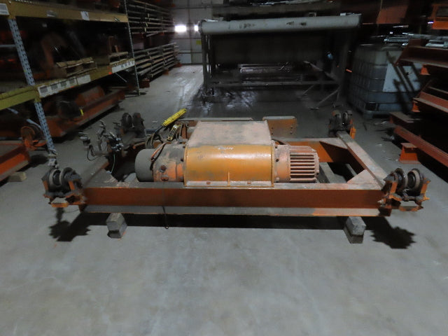 Cleveland Tramrail P&H 5 Ton Double Girder Underhung Bridge Crane Hoist w/Remote
