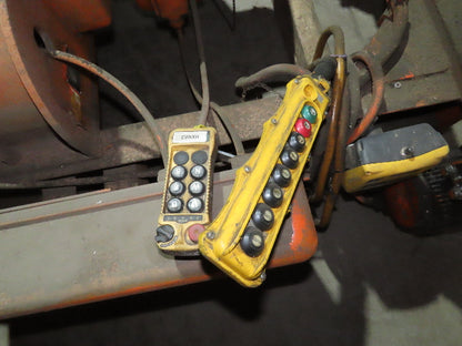 Cleveland Tramrail P&H 5 Ton Double Girder Underhung Bridge Crane Hoist w/Remote