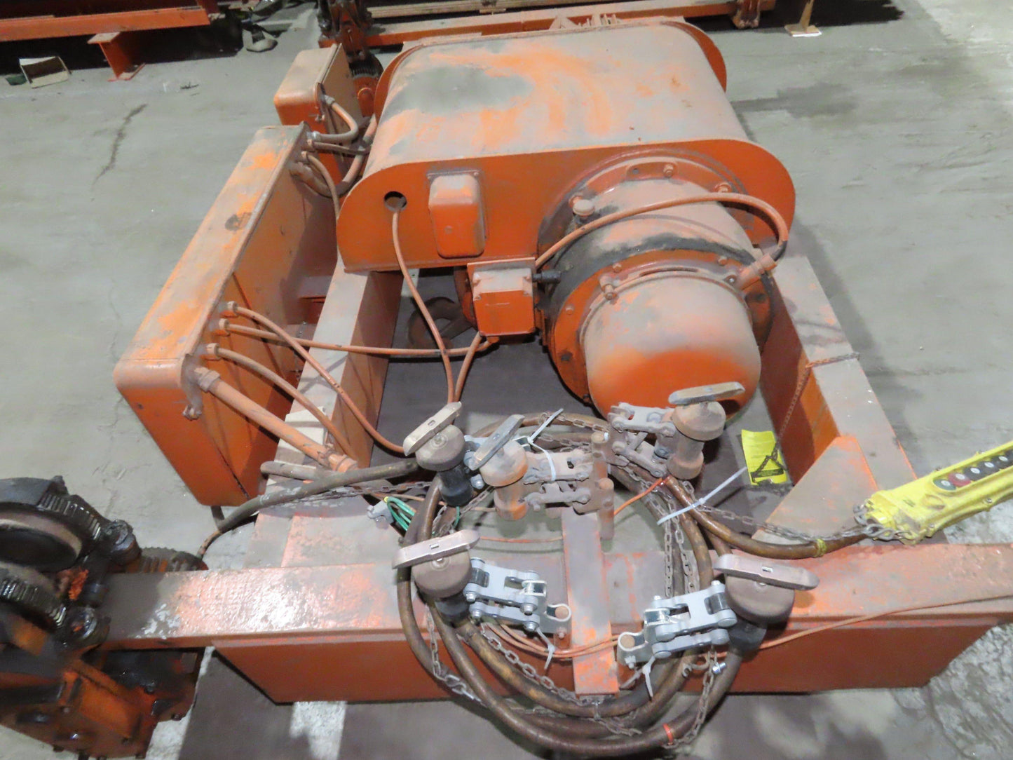 Cleveland Tramrail P&H 5 Ton Double Girder Underhung Bridge Crane Hoist 2-Speed