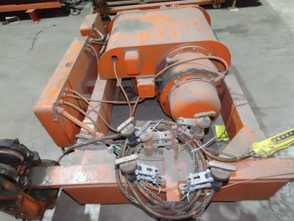 Cleveland Tramrail P&H 5 Ton Double Girder Underhung Bridge Crane Hoist 2-Speed