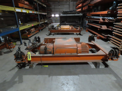 Cleveland Tramrail P&H 5 Ton Double Girder Underhung Bridge Crane Hoist 2-Speed