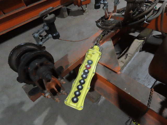 Cleveland Tramrail P&H 5 Ton Double Girder Underhung Bridge Crane Hoist 2-Speed