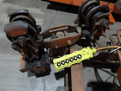 Cleveland Tramrail P&H 10 Ton Double Girder Underhung Bridge Crane Hoist 2-Speed