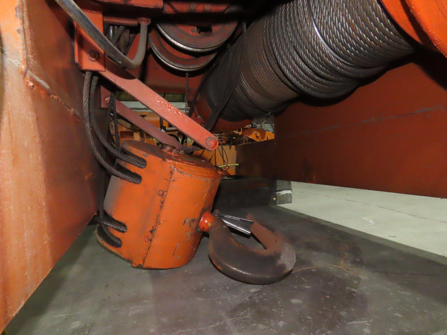 Cleveland Tramrail P&H 10 Ton Double Girder Underhung Bridge Crane Hoist 2-Speed