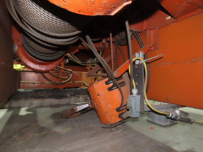 Cleveland Tramrail P&H 10 Ton Double Girder Underhung Bridge Crane Hoist 2-Speed