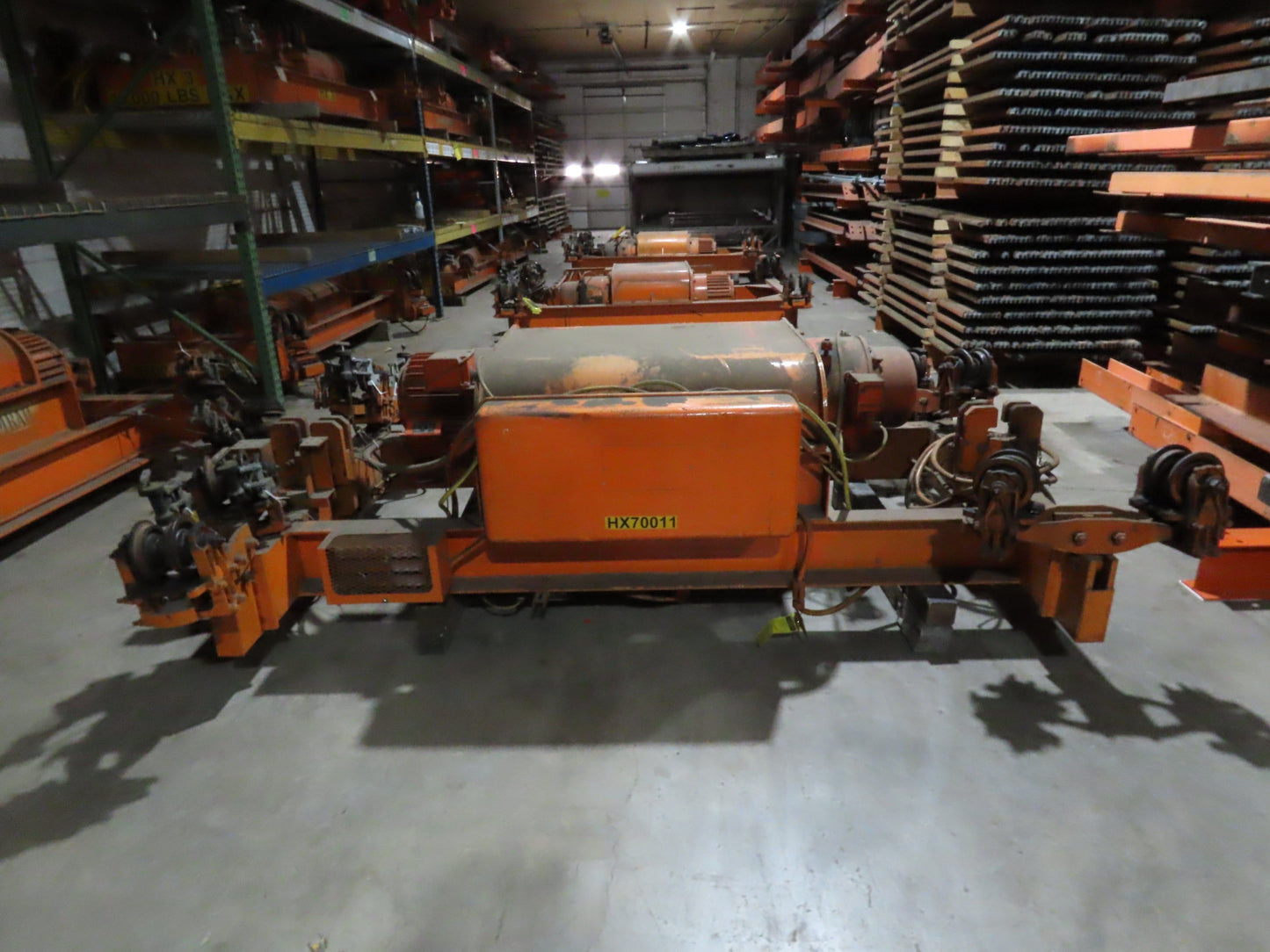 Cleveland Tramrail P&H 10 Ton Double Girder Underhung Bridge Crane Hoist 2-Speed