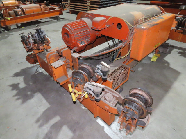 Cleveland Tramrail P&H 10 Ton Double Girder Underhung Bridge Crane Hoist 2-Speed