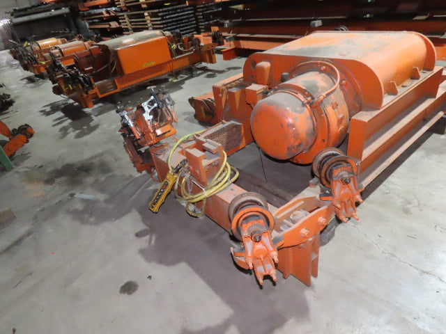 Cleveland Tramrail P&H 7.5 Ton Double Girder Underhung Bridge Crane Hoist 26'