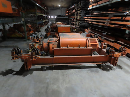 Cleveland Tramrail P&H 7.5 Ton Double Girder Underhung Bridge Crane Hoist 26'