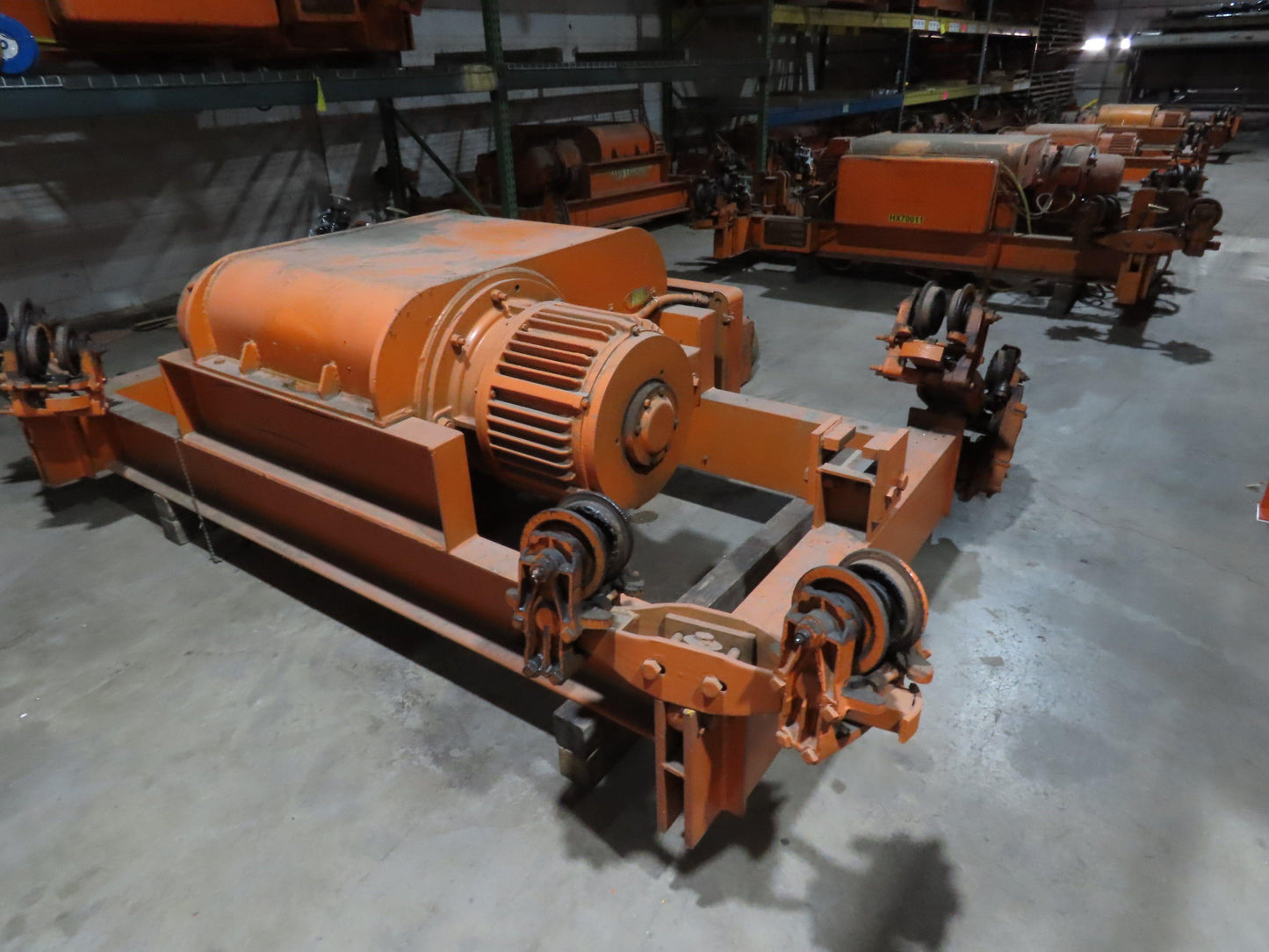 Cleveland Tramrail P&H 7.5 Ton Double Girder Underhung Bridge Crane Hoist 26'