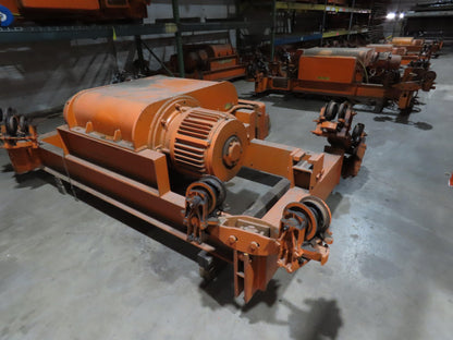 Cleveland Tramrail P&H 7.5 Ton Double Girder Underhung Bridge Crane Hoist 26'