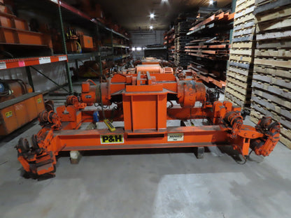 Cleveland Tramrail P&H 10 Ton Double Girder Underhung Bridge Crane Hoist 1-Speed