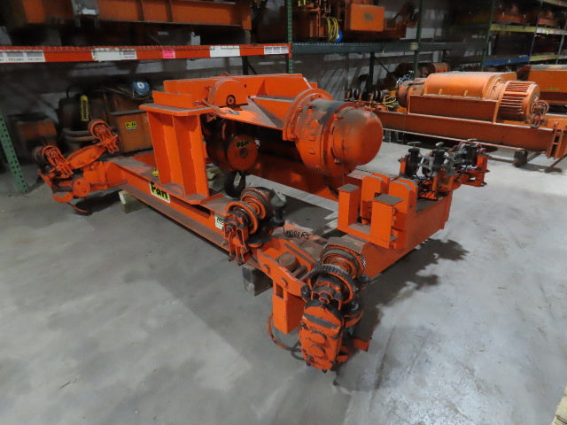 Cleveland Tramrail P&H 10 Ton Double Girder Underhung Bridge Crane Hoist 1-Speed