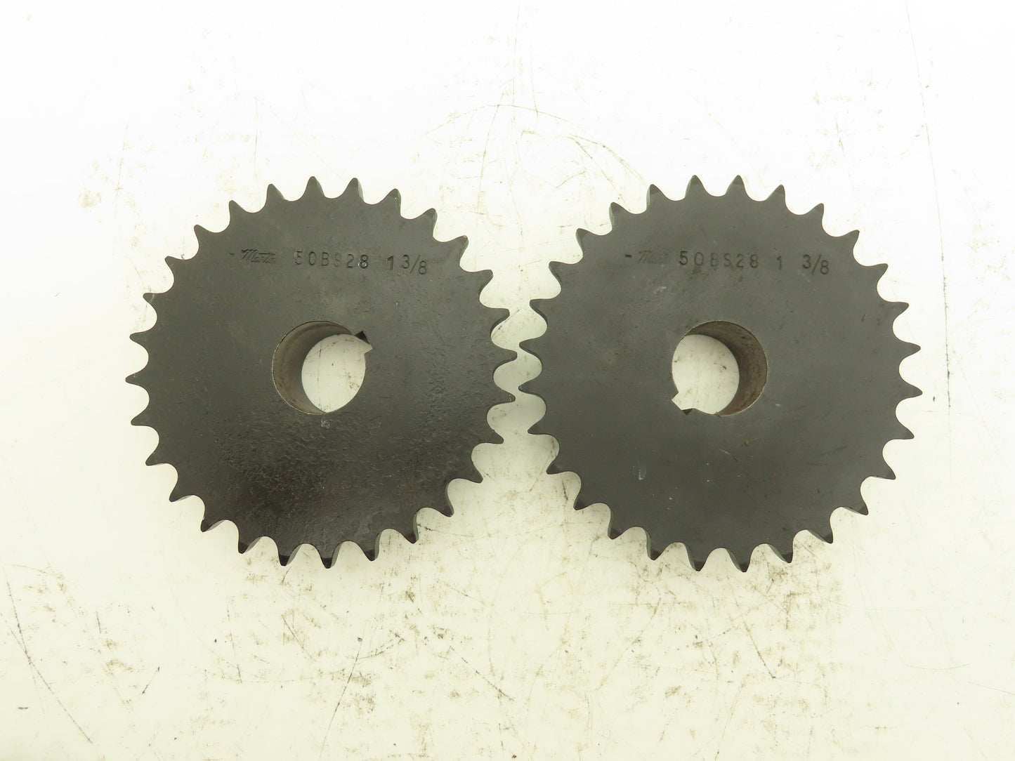 Martin 50B Sprocket #50 Chain 28 Tooth Multiple Bores Mixed Lot of 8