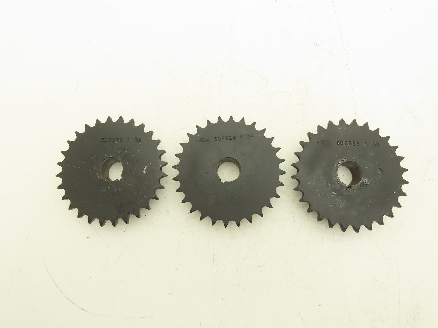 Martin 50B Sprocket #50 Chain 28 Tooth Multiple Bores Mixed Lot of 8