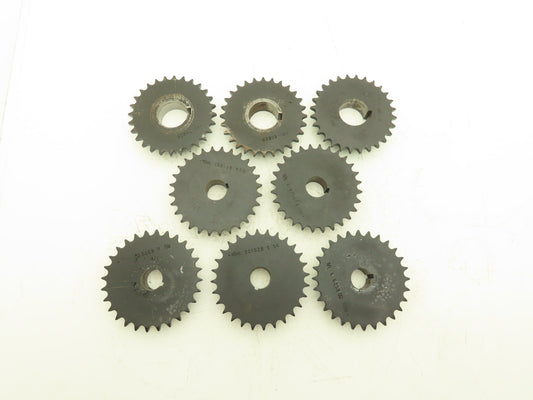 Martin 50B Sprocket #50 Chain 28 Tooth Multiple Bores Mixed Lot of 8
