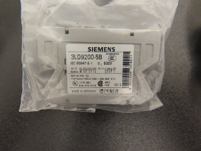 Siemens 3LD9200-5B Auxiliary Switch 600v 10A Lot of 7