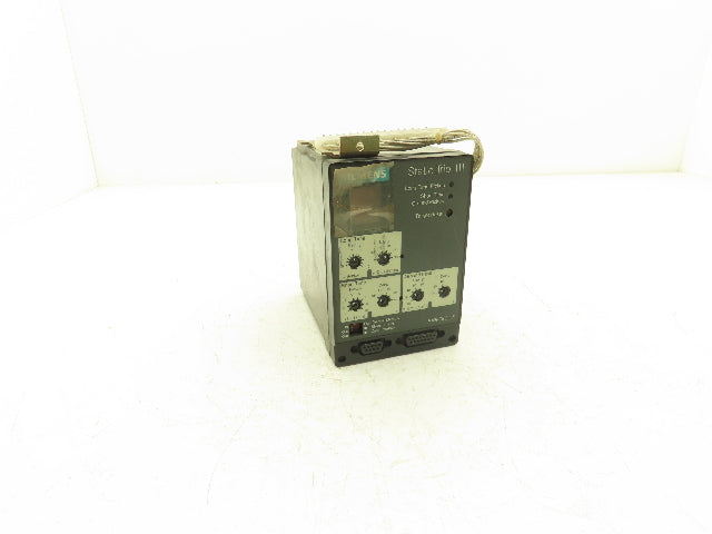 Siemens Static Trip III Trip Unit 150-5000A 600V 3ph