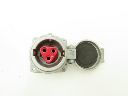 Crouse Hinds AR331 Arktite Receptacle 600VAC 250VDC 30 Amp 3-Pole Spring Door