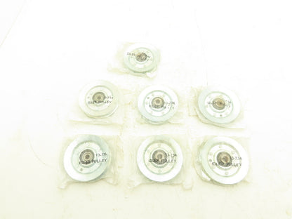 Rotary 13-734 Idler Pulley 3/8" Bore 4" Diameter Belt Size B Lot of 7