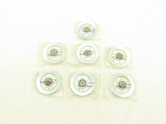 Rotary 13-734 Idler Pulley 3/8" Bore 4" Diameter Belt Size B Lot of 7
