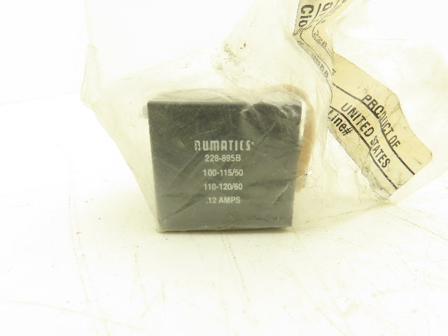 Numatics 228-895B Coil 110-120v 60Hz 0.12A