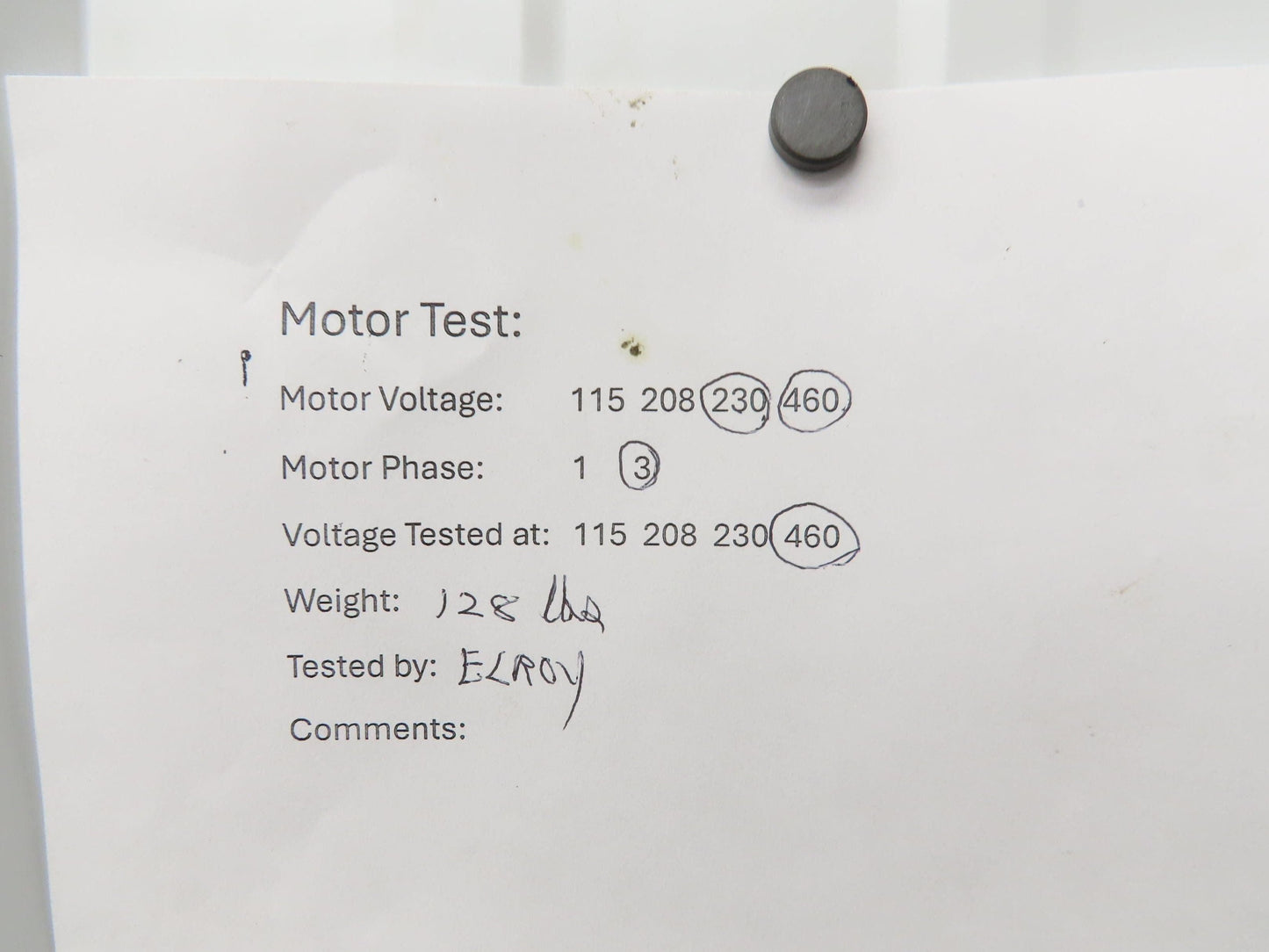 Elektrim 20NCB-3-2-18/PR SIE Brake Motor 2Hp 1750 RPM 230/460V 3PH 145TC