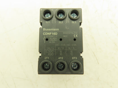 Cooper Bussman CDNF16D Non-Fused Disconnect Switch 16A 600V 18-8AWG