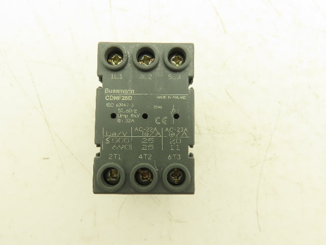 Cooper Bussman CDNF25D Non-Fused Disconnect Switch 25A 600V 18-8AWG