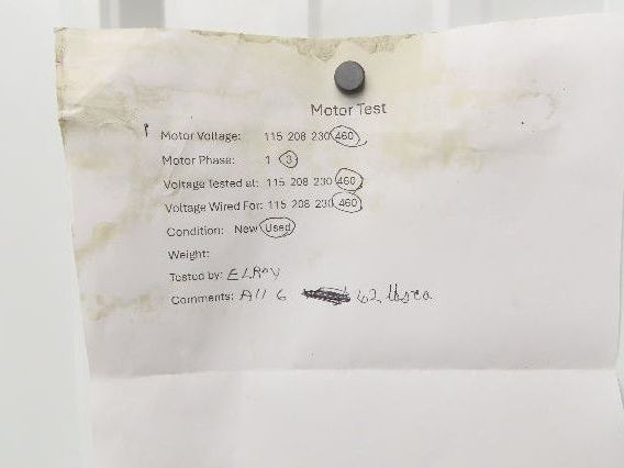 Meidinger AT68 Centrifugal Fan Blower 3x4" In/Out WEG 0.63kw 460V 3Ph 11" Blade