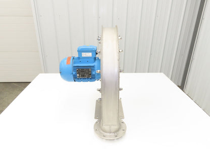 Meidinger AT68 Centrifugal Fan Blower 3x4" In/Out WEG 0.63kw 460V 3Ph 11" Blade