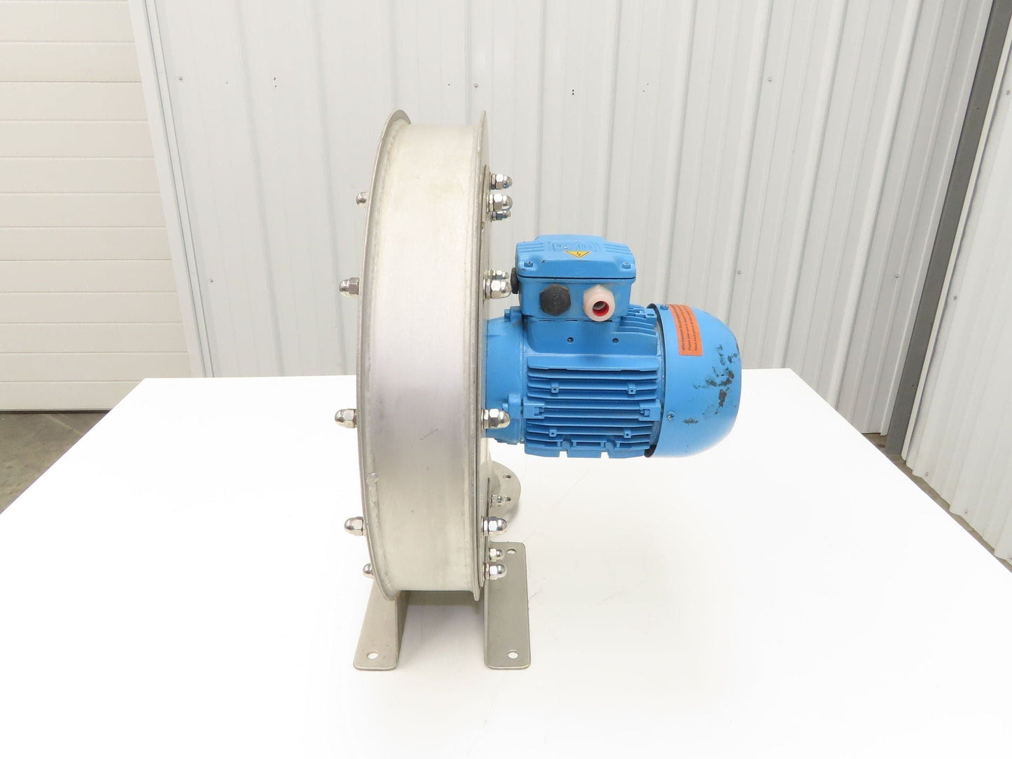Meidinger AT68 Centrifugal Fan Blower 3x4" In/Out WEG 0.63kw 460V 3Ph 11" Blade