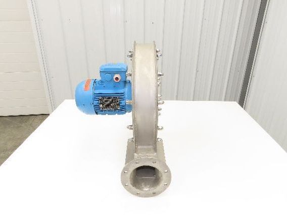 Meidinger AT68 Centrifugal Fan Blower 3x4" In/Out WEG 0.63kw 460V 3Ph 11" Blade